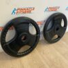 TKO Olympic Rubber Tri-Grip Weight Plate Pair **Brand New**