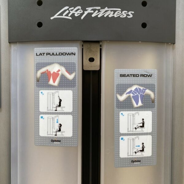 Life Fitness Optima Series Lat Pulldown Low Row - Image 10