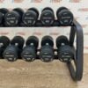 Urethane Dumbbell Set 32kg - 50kg w/ Storage Rack by Blitz Fitness **New**