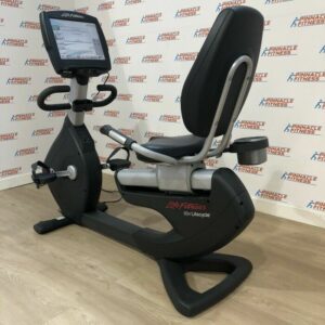 Life Fitness 95R Elevation Series Recumbent Exercise Bike with Engage Console (No Arm Rests)