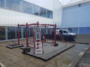 Life Fitness Synrgy Bluesky Outdoor Functional Training Rig With 50m2 Flooring