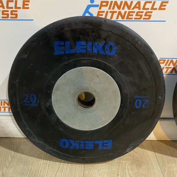 Eleiko Sport Weightlifting Training Disc - Black 2 X 20kg Weight Plates - Image 6