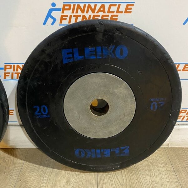 Eleiko Sport Weightlifting Training Disc - Black 2 X 20kg Weight Plates - Image 7